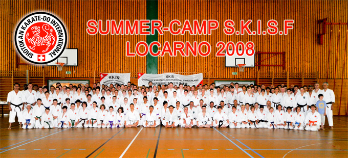 Foto di gruppo al corso estivo 2008 a Locarno